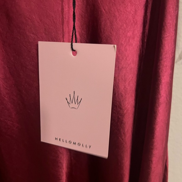 Hello molly wanted on the dance floor midi size small NWT never worn Fuchsia - Picture 12 of 12